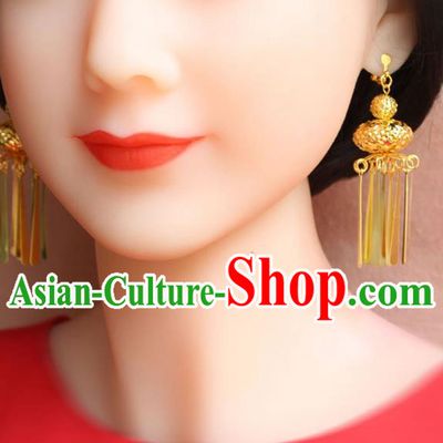 Ancient Chinese Style Imperial Palace Empress, Queen Wedding Earrings For Women