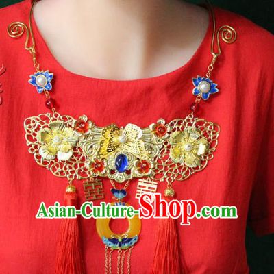 Chinese Imperial Queen Necklace, Empress Necklaces, Wedding Accessories For Women