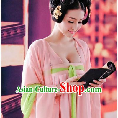 Ancient Chinese Palace Empress Costumes Complete Set, Tang Dynasty Ancient Palace Dress For Women
