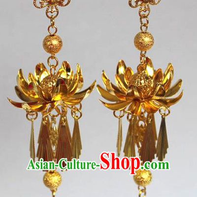Ancient Chinese Style Imperial Palace Empress Queen Earrings