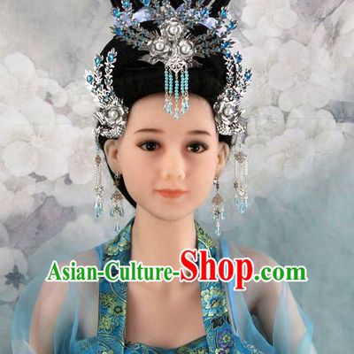 Chinese Ancient Style Hair Jewelry Accessories, Hairpins, Headwear, Headdress, Cosplay Queen Princess Hair Fascinators for Women