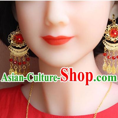 Ancient Chinese Style Imperial Palace Empress Queen Earrings