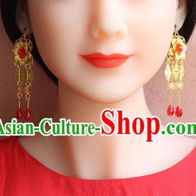 Ancient Chinese Style Imperial Palace Empress Queen Earrings