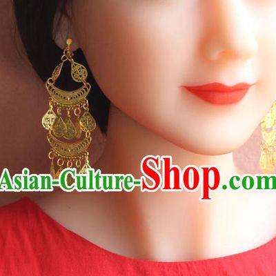 Ancient Chinese Style Imperial Palace Empress, Queen, Empress Earrings, Wedding Accessories For Women
