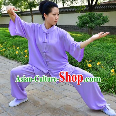 Top Kung Fu Silk Cotton Clothing Mandarin Costume Jacket Martial Arts Clothes Shaolin Uniform Kungfu Uniforms Supplies for Men Women Adults Children