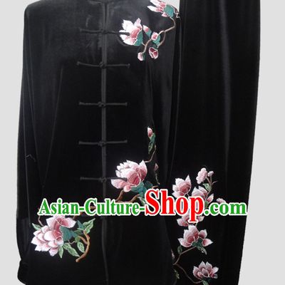 Top Tai Chi Uniforms Kung Fu Costume Martial Arts Kung Fu Training Uniform Gongfu Shaolin Wushu Clothing for Men Women Adults Children