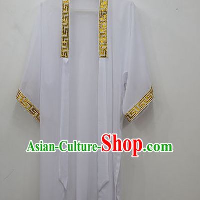 White Wudang Uniform Taoist Uniform Kungfu Kung Fu Clothing Clothes Pants Shirt Supplies Wu Gong Outfits Mantle Cape