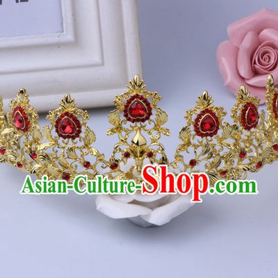 Traditional Chinese Style Princess Empress Queen Brides Wedding Headpieces Hair Fascinators Jewelry Decorations Hairpins Phoenix Crown Coronet
