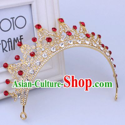 Traditional Chinese Style Princess Empress Queen Brides Wedding Headpieces Hair Fascinators Jewelry Decorations Hairpins Phoenix Crown Coronet