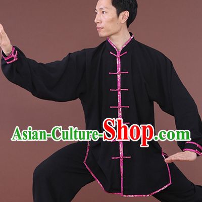 Top Tai Chi Uniforms Kung Fu Costume Martial Arts Kung Fu Training Uniform Gongfu Shaolin Wushu Clothing for Men Women Adults Children