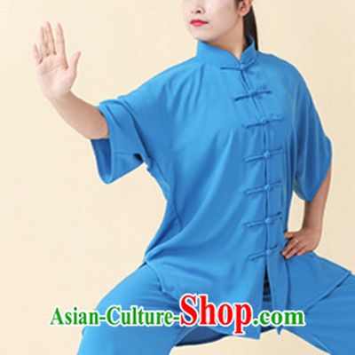 Top Tai Chi Uniforms Kung Fu Costume Martial Arts Kung Fu Training Uniform Gongfu Shaolin Wushu Clothing for Men Women Adults Children
