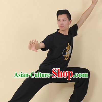 Top Tai Chi Uniforms Kung Fu Costume Martial Arts Kung Fu Training Uniform Gongfu Shaolin Wushu Clothing for Men Women Adults Children