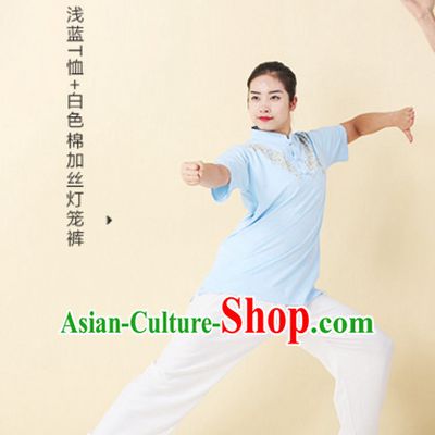 Top Tai Chi Uniforms Kung Fu Costume Martial Arts Kung Fu Training Uniform Gongfu Shaolin Wushu Clothing for Men Women Adults Children