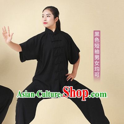 Top Tai Chi Uniforms Kung Fu Costume Martial Arts Kung Fu Training Uniform Gongfu Shaolin Wushu Clothing for Men Women Adults Children