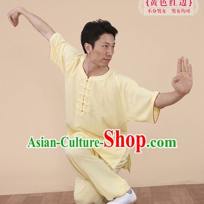 Top Tai Chi Uniforms Kung Fu Costume Martial Arts Kung Fu Training Uniform Gongfu Shaolin Wushu Clothing for Men Women Adults Children