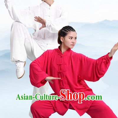 Top Tai Chi Uniforms Kung Fu Costume Martial Arts Kung Fu Training Uniform Gongfu Shaolin Wushu Clothing for Men Women Adults Children