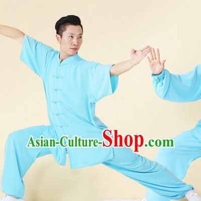 Top Tai Chi Uniforms Kung Fu Costume Martial Arts Kung Fu Training Uniform Gongfu Shaolin Wushu Clothing for Men Women Adults Children