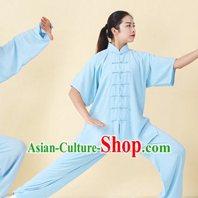 Top Tai Chi Uniforms Kung Fu Costume Martial Arts Kung Fu Training Uniform Gongfu Shaolin Wushu Clothing for Men Women Adults Children