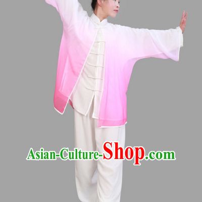 Top Tai Chi Uniforms Kung Fu Uniform Martial Arts Suits Mulan Fan Outfits