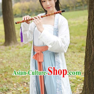 Han Chinese Clothing and Headpieces Complete Set for Women