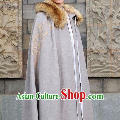 Chinese National Costumes Clothing and Hat Complete Set for Men