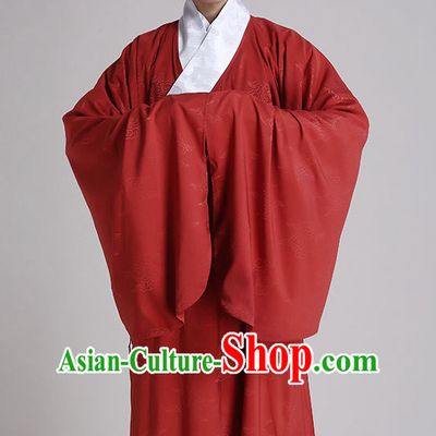 Chinese National Costumes Kimono Dress Clothing and Hat Complete Set for Men