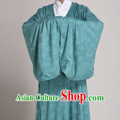 Chinese Style Dresses Kimono Dress Clothing and Hat Complete Set for Men
