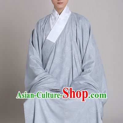 Chinese Style Dresses Kimono Dress Clothing and Hat Complete Set for Men