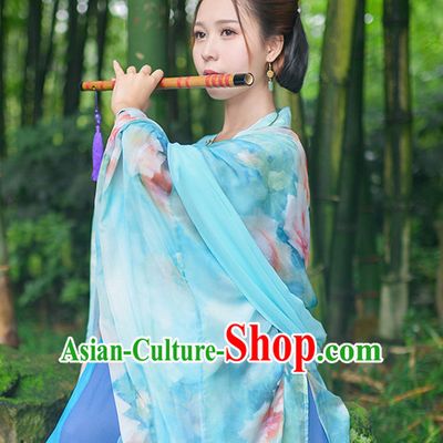 Chinese Style Dresses Kimono Dress Tang Dynasty Outfit and Hair Accessories Complete Set for Women