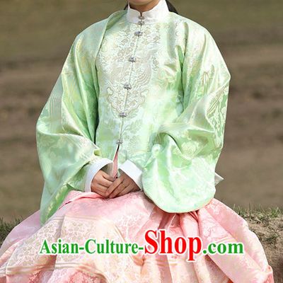 Chinese Style Dresses Kimono Dress Song Dynasty Empress Princess Queen Outfits and Hat Complete Set for Women