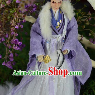 Ancient Han Chinese Prince Emperor Clothing Complete Set for Men Boys Adults Kids