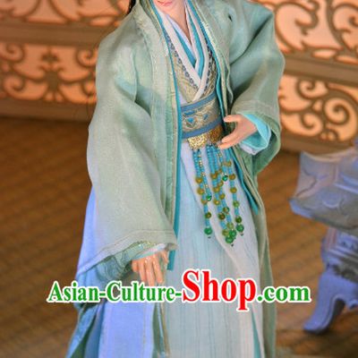 Ancient Han Chinese Prince Emperor Clothing Complete Set for Men Boys Adults Kids