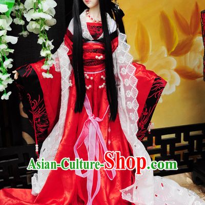 Chinese Style Dresses Chinese Princess Clothing Clothes Han Chinese Costume Hanfu for Women Adults Children