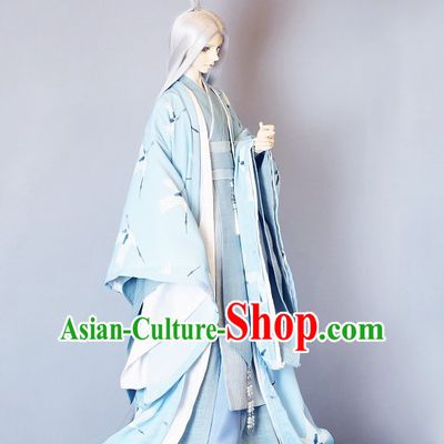 Ancient Chinese Prince Hanfu Garment BJD Costumes for Men Boys Adults Kids