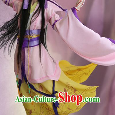 Chinese Style Dresses Chinese Fairy Clothing Clothes Han Chinese Costume Hanfu and Hair Jewelry Complete Set for Women Adults Children