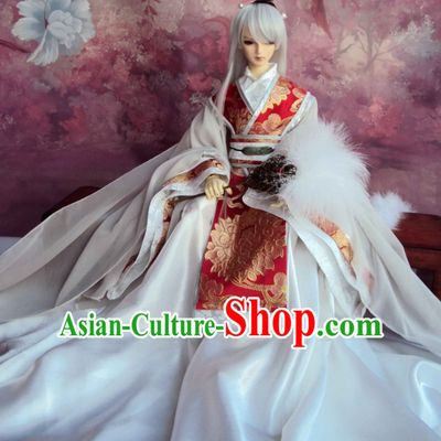 Ancient Chinese Hanfu Garment BJD Costumes for Men Boys Adults Kids
