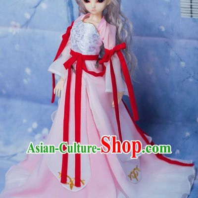 Chinese Style Dresses Chinese Fairy Clothing Clothes Han Chinese Costume Hanfu and Hair Jewelry Complete Set for Men Adults Children