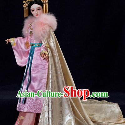 Ancient Chinese Female Princess Queen Empress Black Wigs and Hair Accessories Set