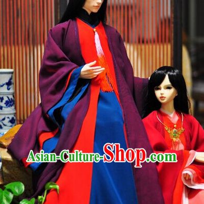 Ancient Chinese Emperor Prince Prime Minister Clothing Complete Set for Men