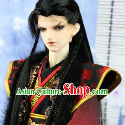 Ancient Chinese Male Black Wigs
