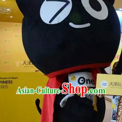 Professional Custom Made Mascot Costume Customized Mascots Costumes Black Cat Mascot Costumes