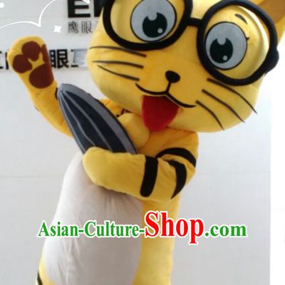 Free Design Professional Custom Made Mascot Costume Customized Mascots Costumes Happy Tiger Mascot Costumes