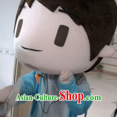 Free Design Professional Custom Made TV Commerical Mascot Costume Mascot Outfits Customized Cute Boy Mascots Costumes