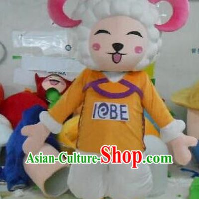 Free Design Professional Custom Mascot Uniforms Mascot Outfits Customized Cute Cartoon Character Sheep Mascots Costumes