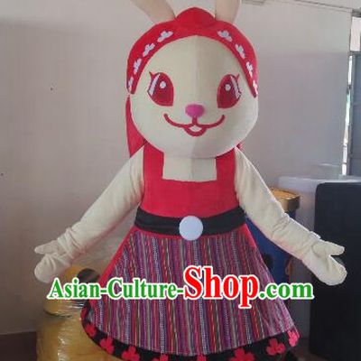 Free Design Professional Custom Mascot Uniforms Mascot Outfits Customized Cute Animal Cartoon Character Rabbit Mascot Costumes