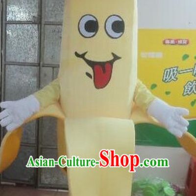 Professional Custom Mascot Uniforms Mascot Outfits Customized Cute Fruit Cartoon Character Banana Mascot Costumes