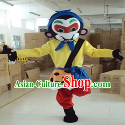 Mascot Uniforms Mascot Outfits Customized Walking Monkey King Sun Wukong Mascot Costumes