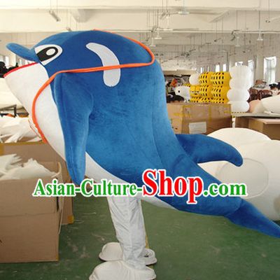 Mascot Uniforms Mascot Outfits Customized Walking Mascot Costumes Dolphin Mascots Costume