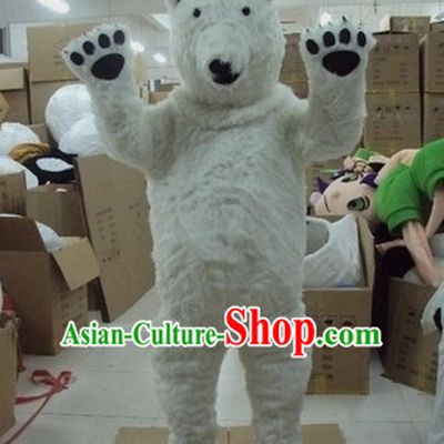 Mascot Uniforms Mascot Outfits Customized Walking Mascot Costumes Animal Cartoon Polar Bear Mascots Costume