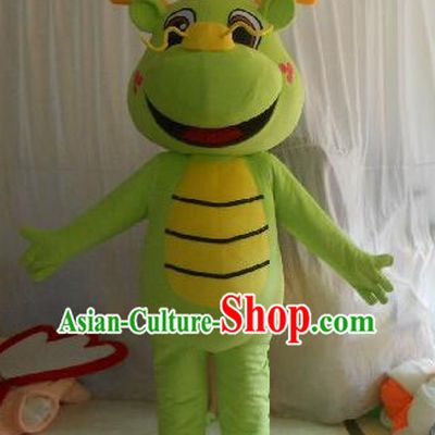 Professional Custom Mascot Uniforms Mascot Outfits Customized Cartoon Character Walking Dragon Mascot Costumes